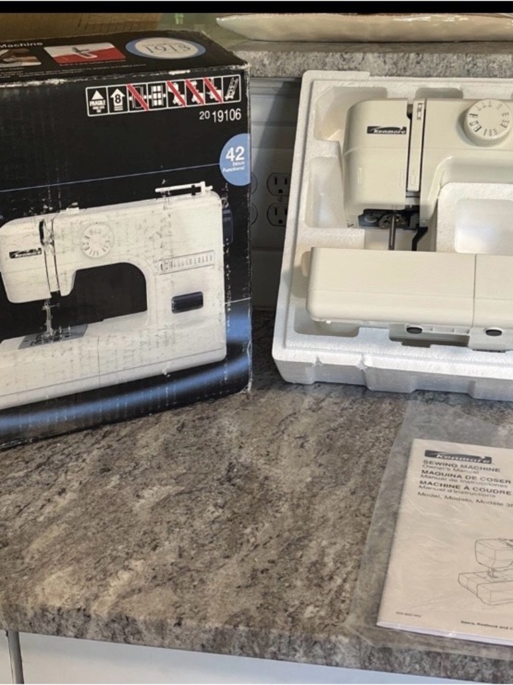 Kenmore 385.19106 W/Pedal, Accessories Huge Lot- Brand New In Box- 42 Functions!